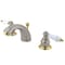 Kingston Brass KB949B Mini-Widespread Bathroom Faucet, Brushed Nickel/Polished Brass KB949B - alternate 1